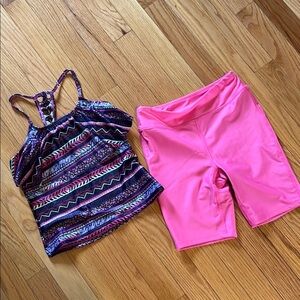 Kids Swim Set - Pink and Multicolor